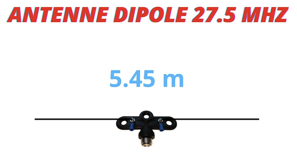antenne dipole 27 mhz